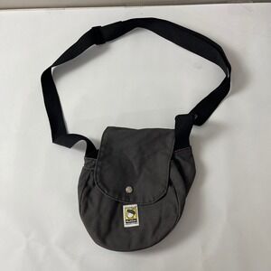 NutSac Disc Golf Satchel Canvas Crossbody Bag Gray Made in USA Small Messenger